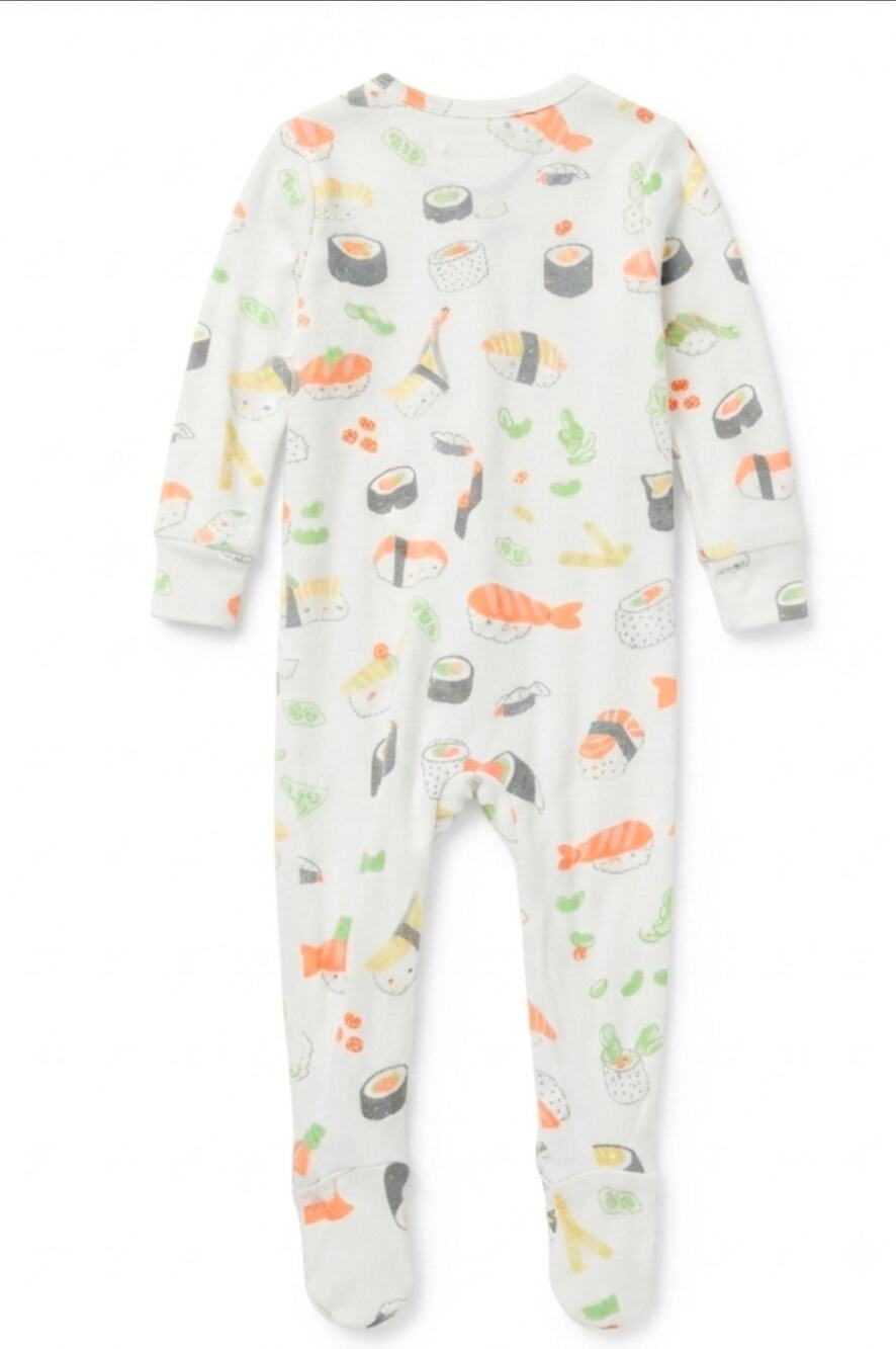 Angel Dear Sushi Footed Zip Pajamas Sleeper